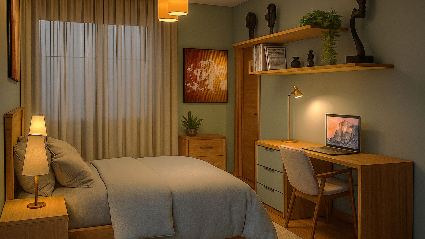 Apartamento 212, Dormitório